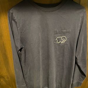 Navy Ivory Ella Long Sleeve Tshirt